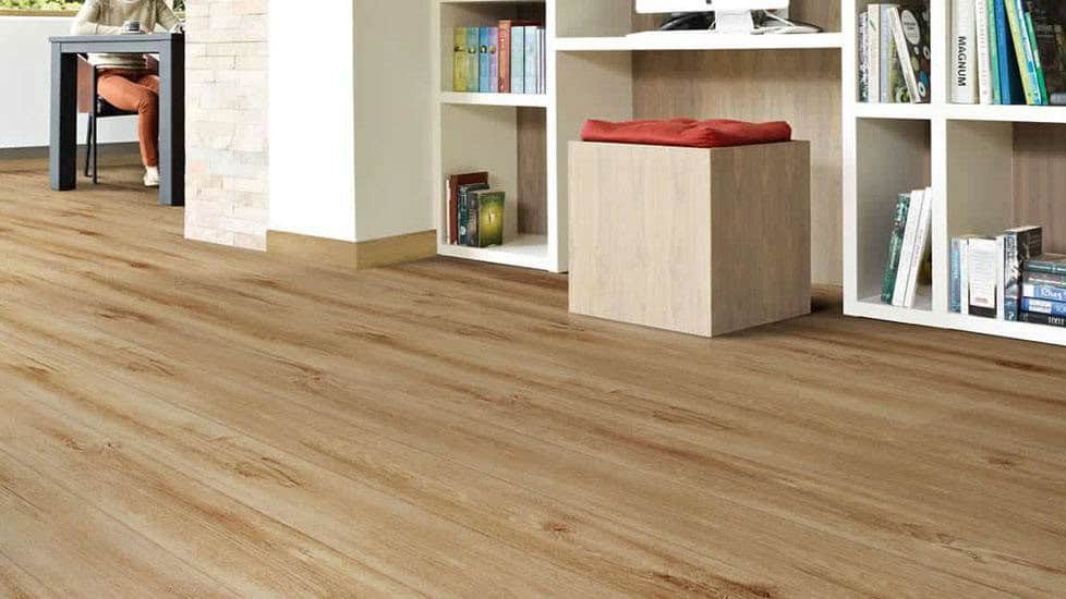office with laminate flooring